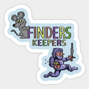 Finders Keepers Sticker